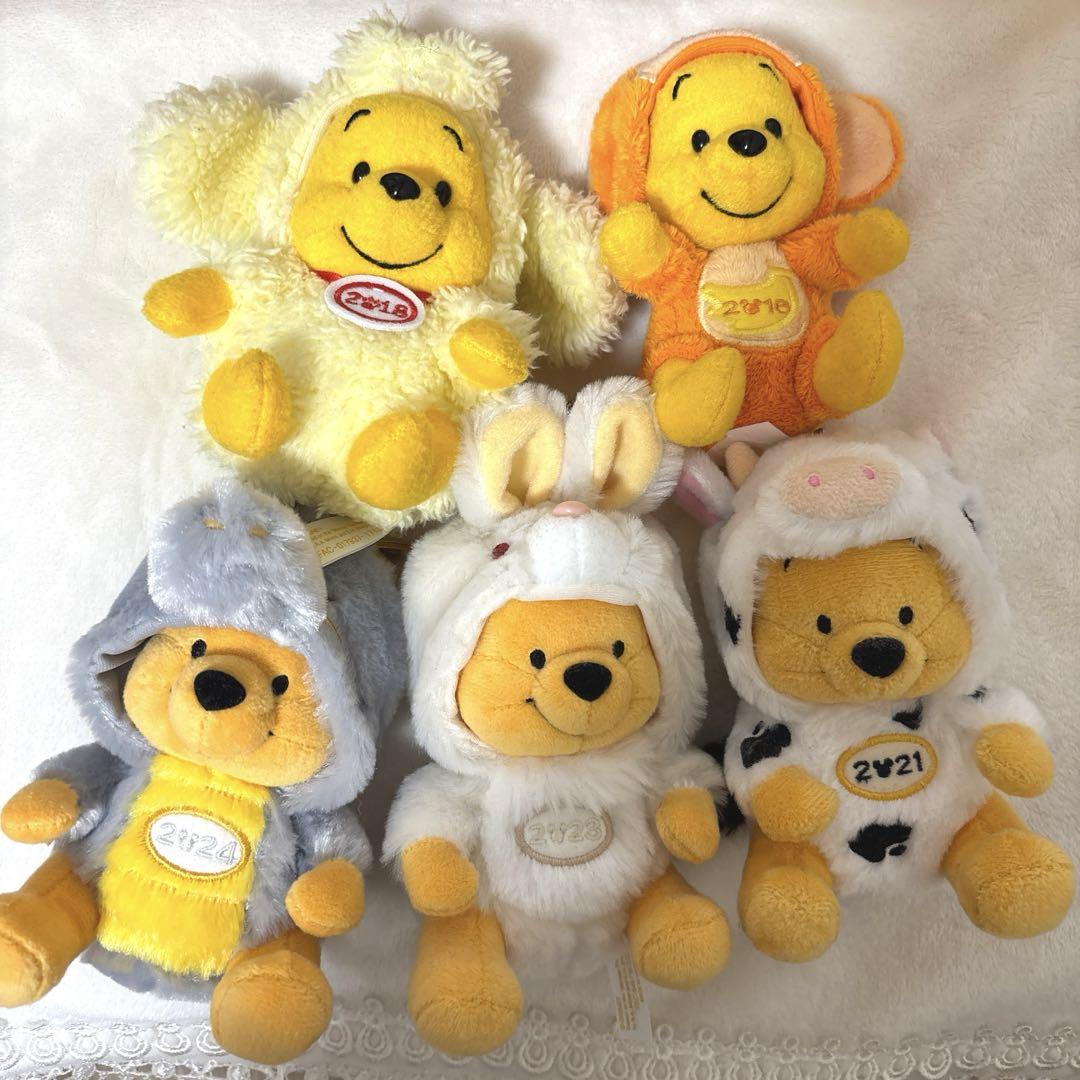 ディズニー 干支 ぬいぐるみバッジ プーさん