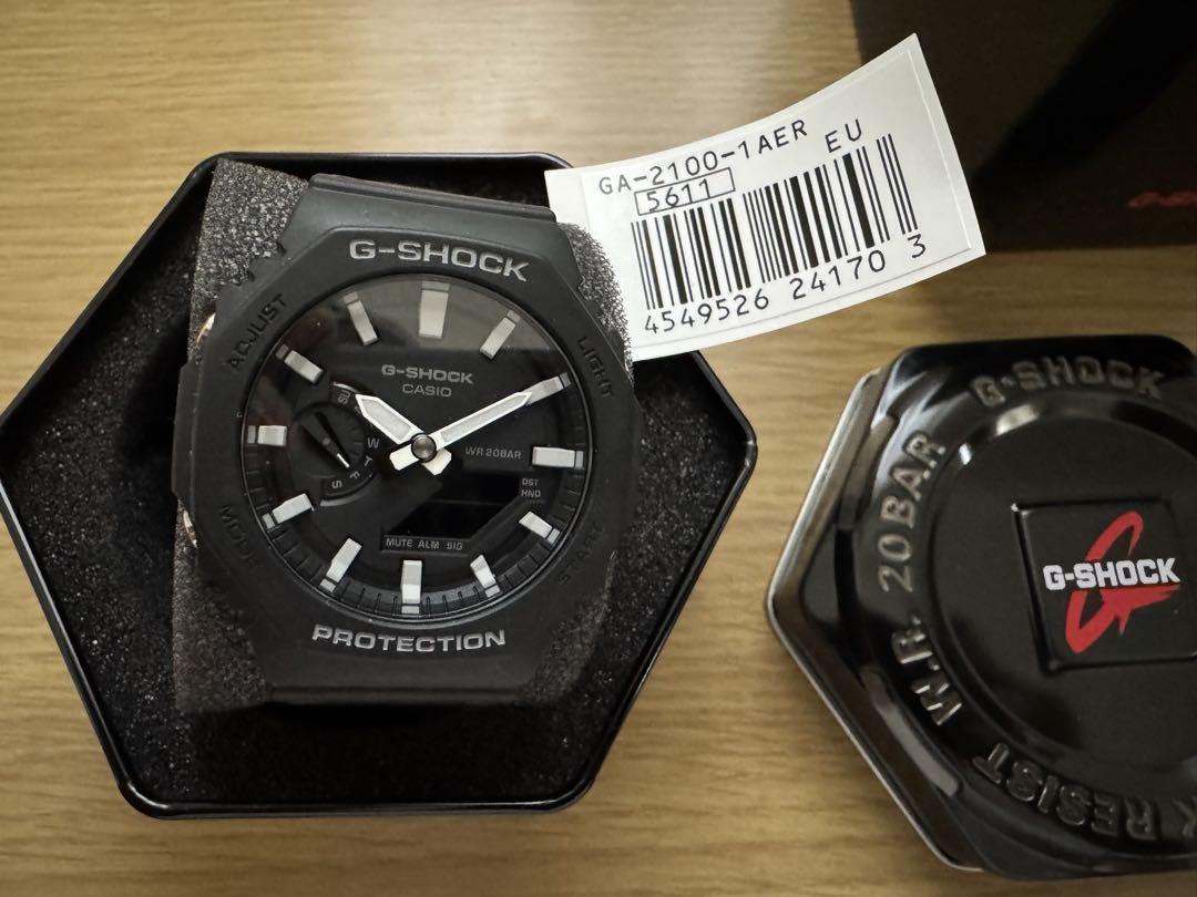 【未使用タグ付き】G-SHOCK GA-2100-1AER ブラック