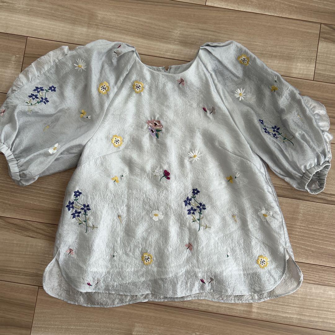 チェスティ　ブラウス Chesty - チェスティ シャツ ブラウス スカラップ刺繍ブラウス