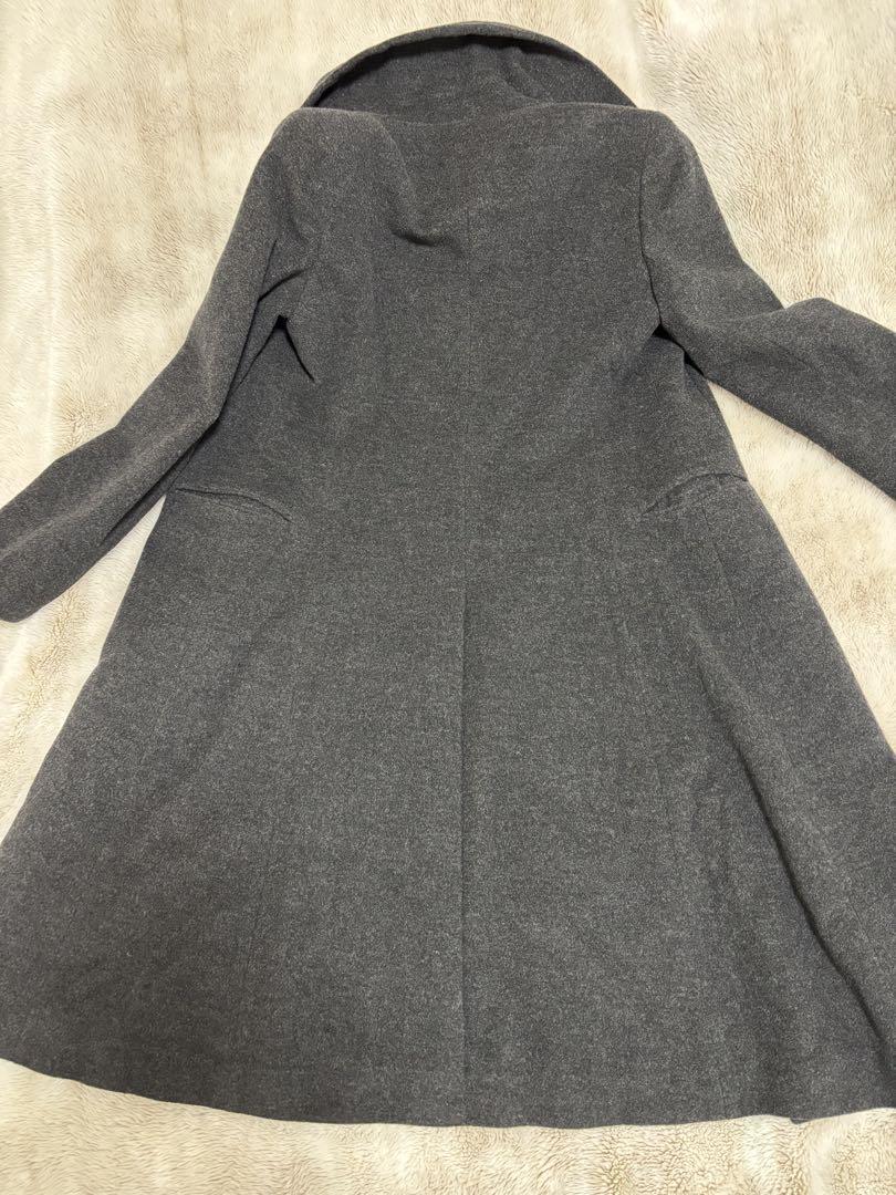 theory luxe ロングコート サイズ40 ダークグレー