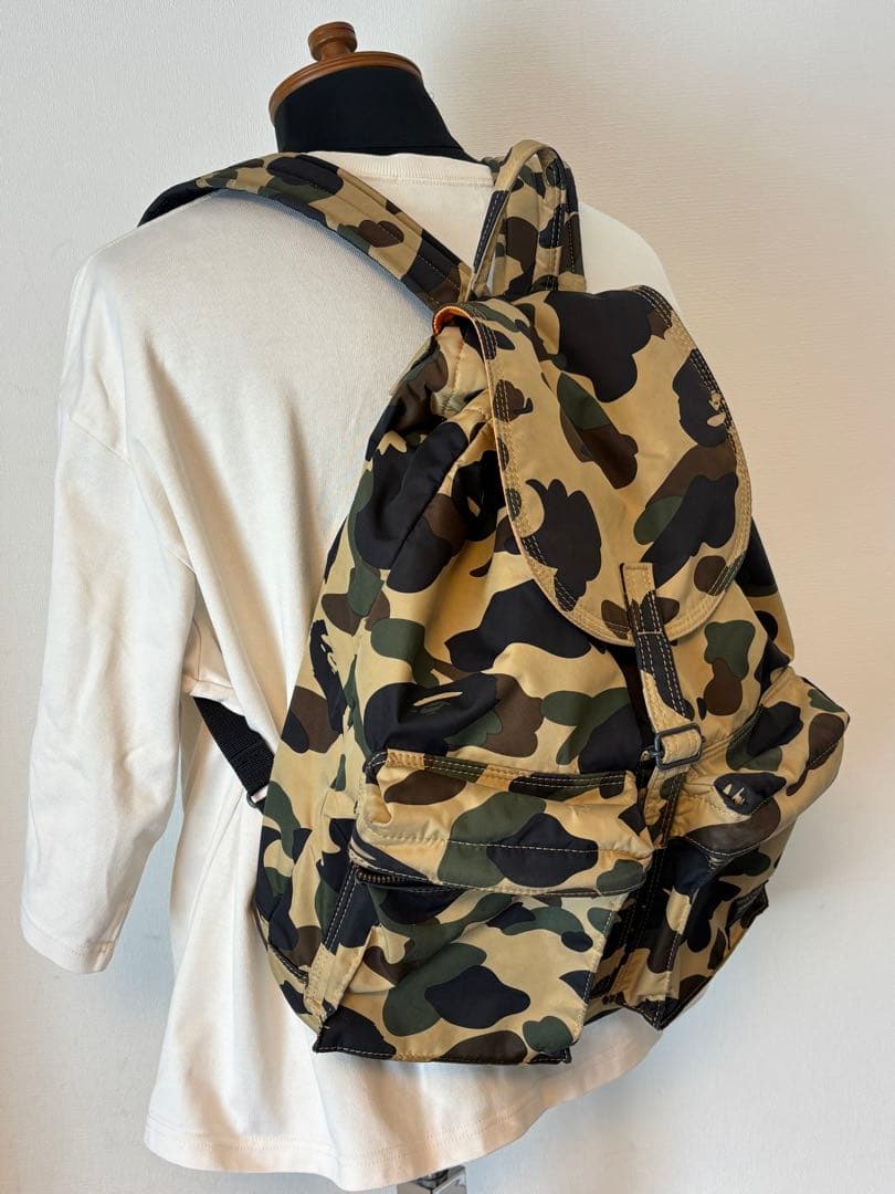 PORTER/リュック/バッグ/カモ/別注/タンカー/APE/迷彩/コラボ/限定