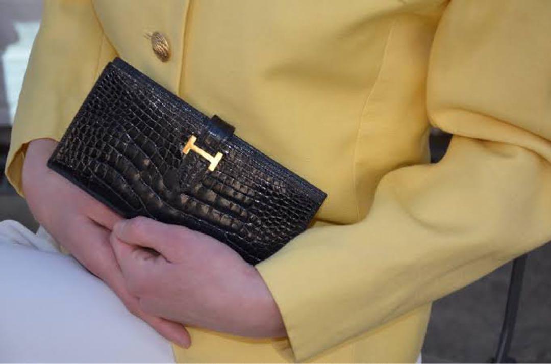 ✨海外輸入品✨値下げ不可❗️HERMES エルメス べアンスフレ アリゲーター