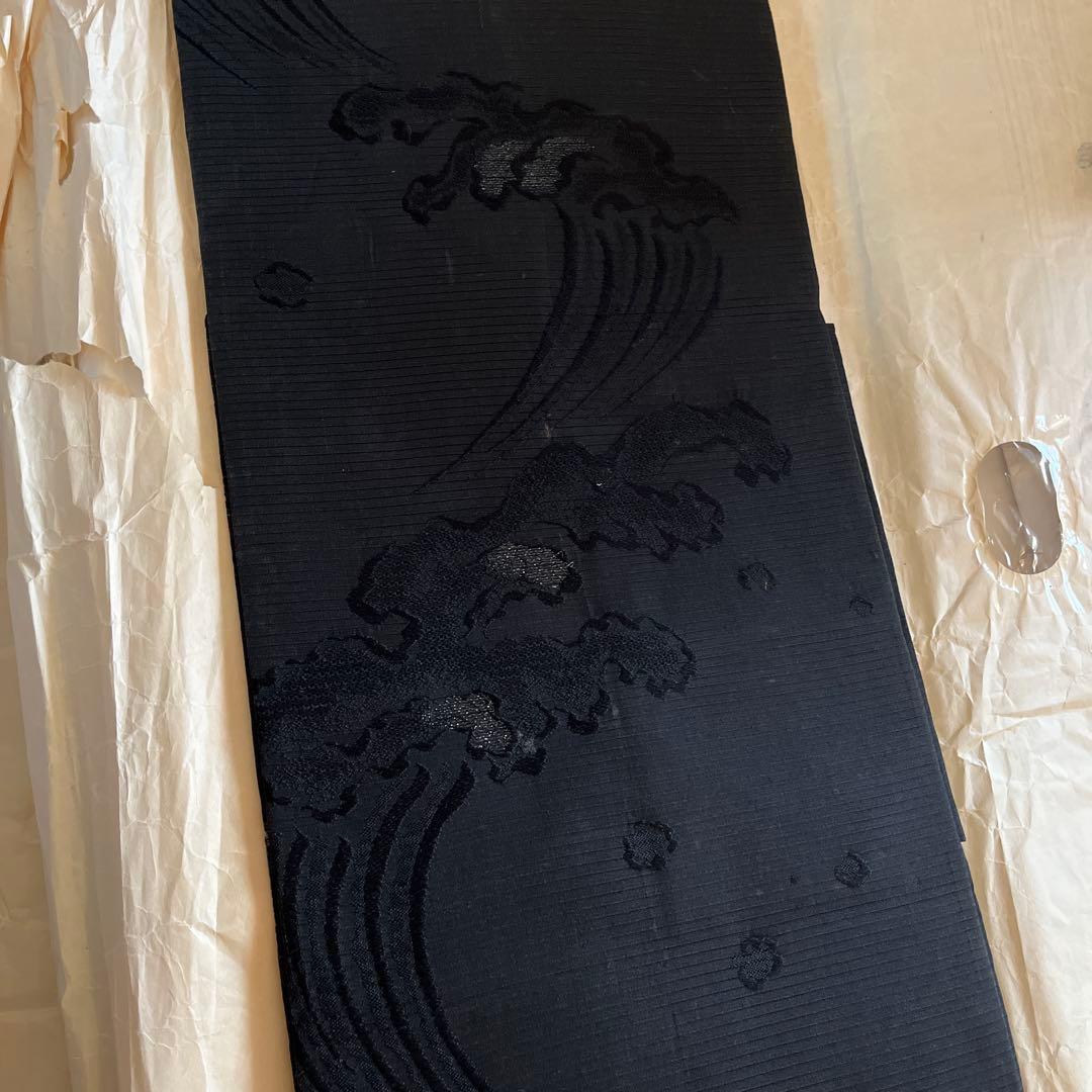 黒帯 夏 紗の帯 黒帯 夏 紗の帯