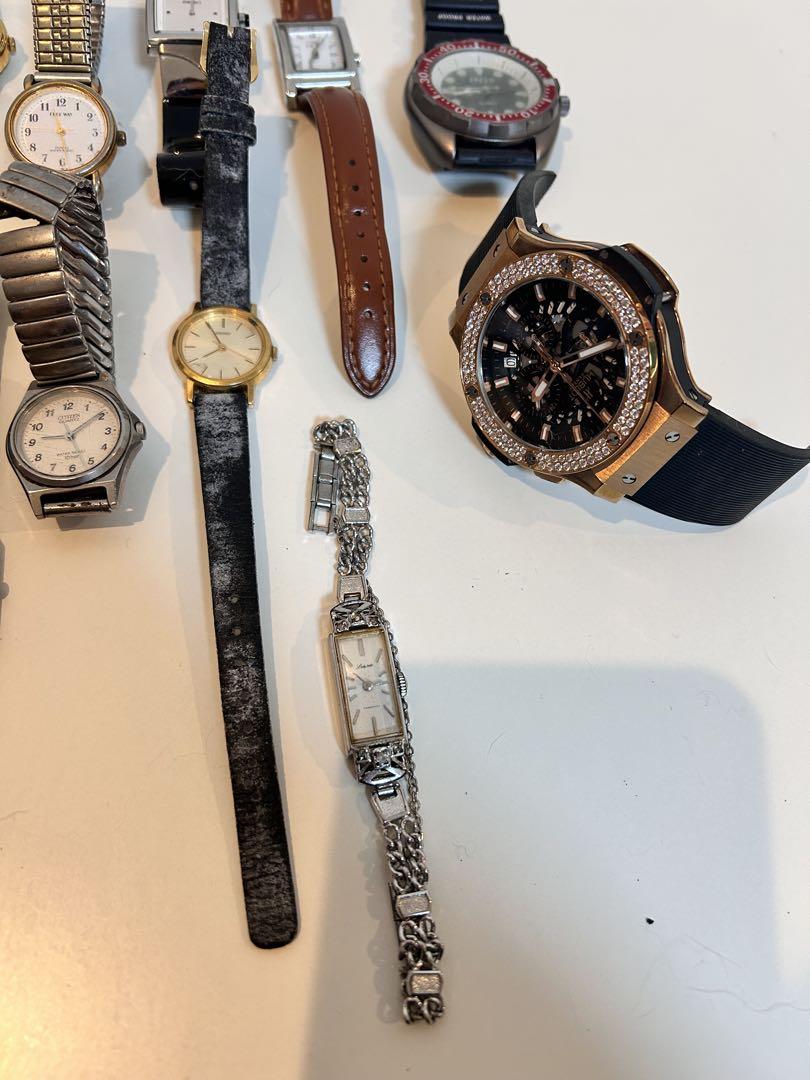 腕時計 まとめ売り SEIKO セイコー シチズン ロレックス ウブロ ジャンク
