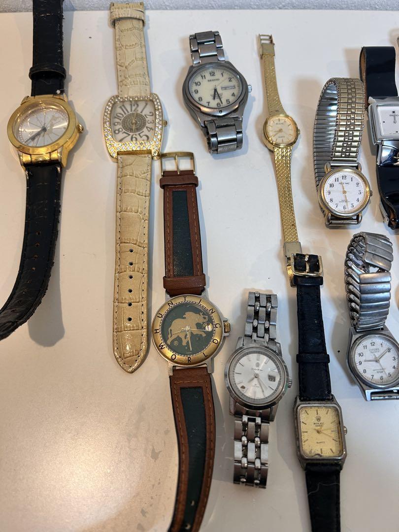 腕時計 まとめ売り SEIKO セイコー シチズン ロレックス ウブロ ジャンク