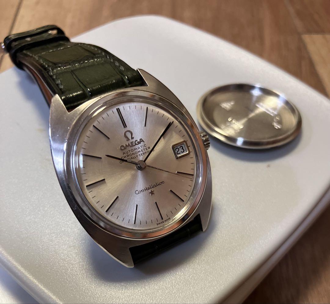 金無垢　18kwg OMEGA Constellation