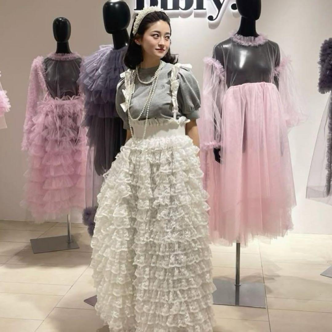 スカート bibiy MIMI LACE SKIRT
