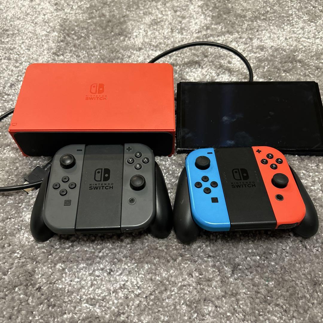 Nintendo Switch 赤ドック Joy-Conセット ジャンク - メルカリ