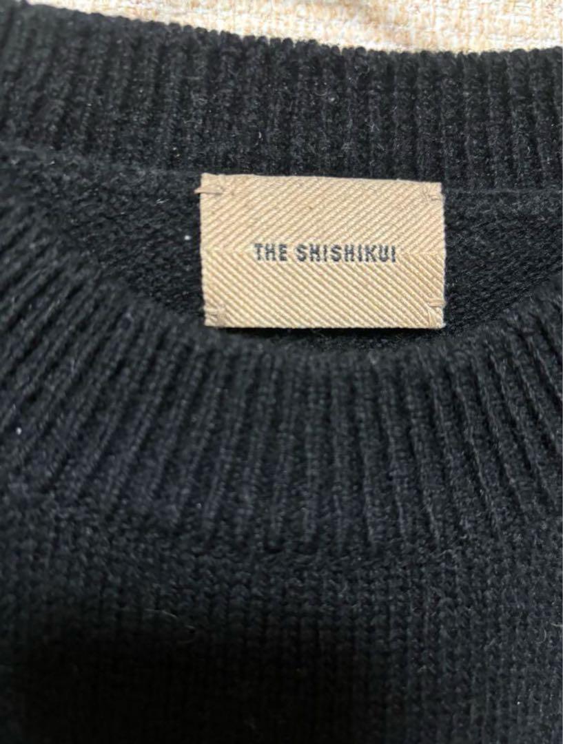 大割引 the shishikui KNIT COLOR クルーネックニット シシクイ トップス