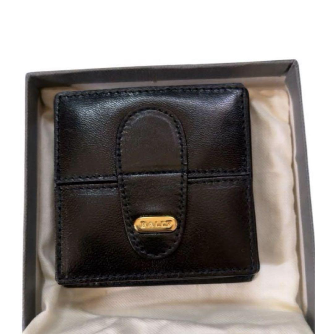 【未使用級】BALLY トレインスポッティング コインケース　レザー　ブラック 楽天市場】バリー 小銭入れ 中古の通販