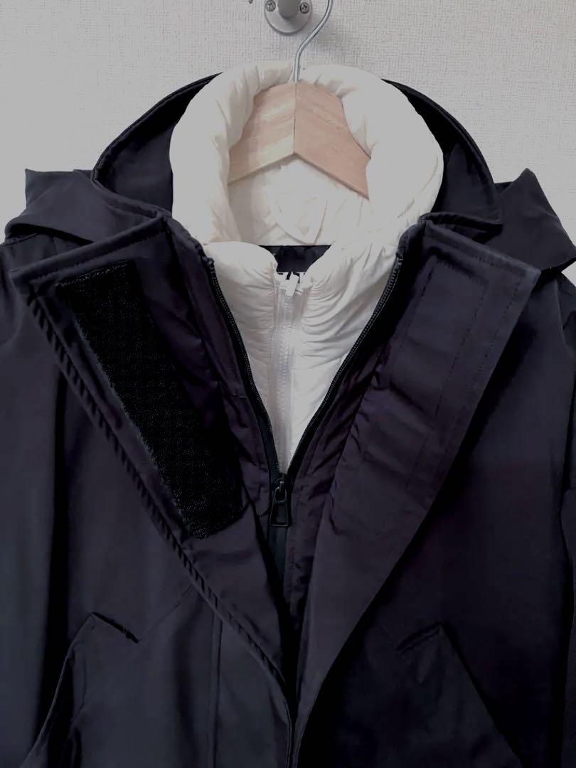 【大人気完売品！】ZARA/2イン1ウォーターリぺレントオーバーサイズパーカ/M