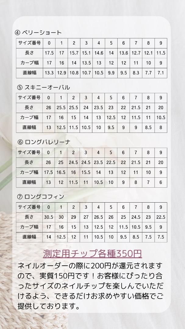 ネイルチップ　量産型　フレンチガーリー　推しネイル　ワンホン　マグネットフレンチ