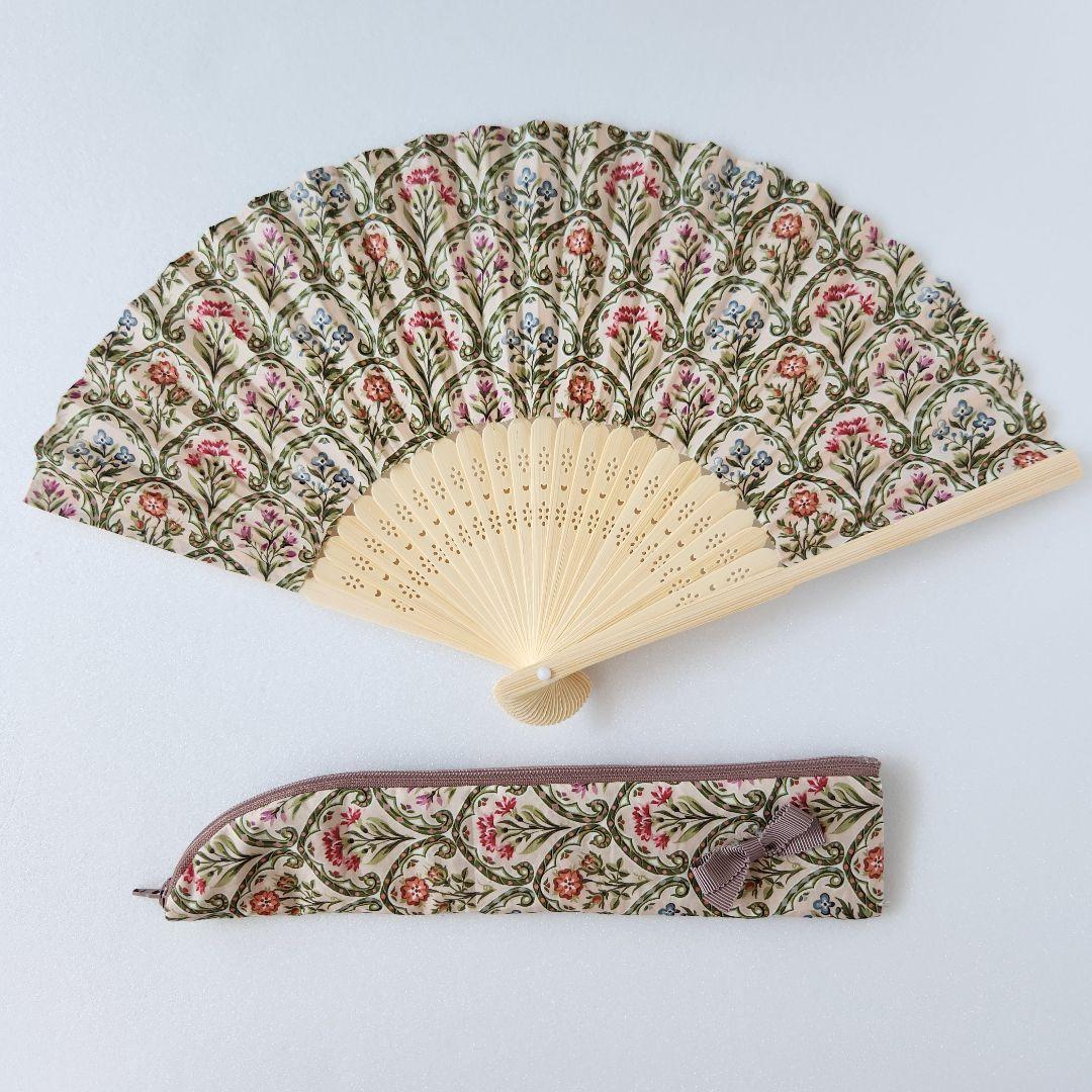 LIBERTY生地使用 handmade お扇子セット - メルカリ