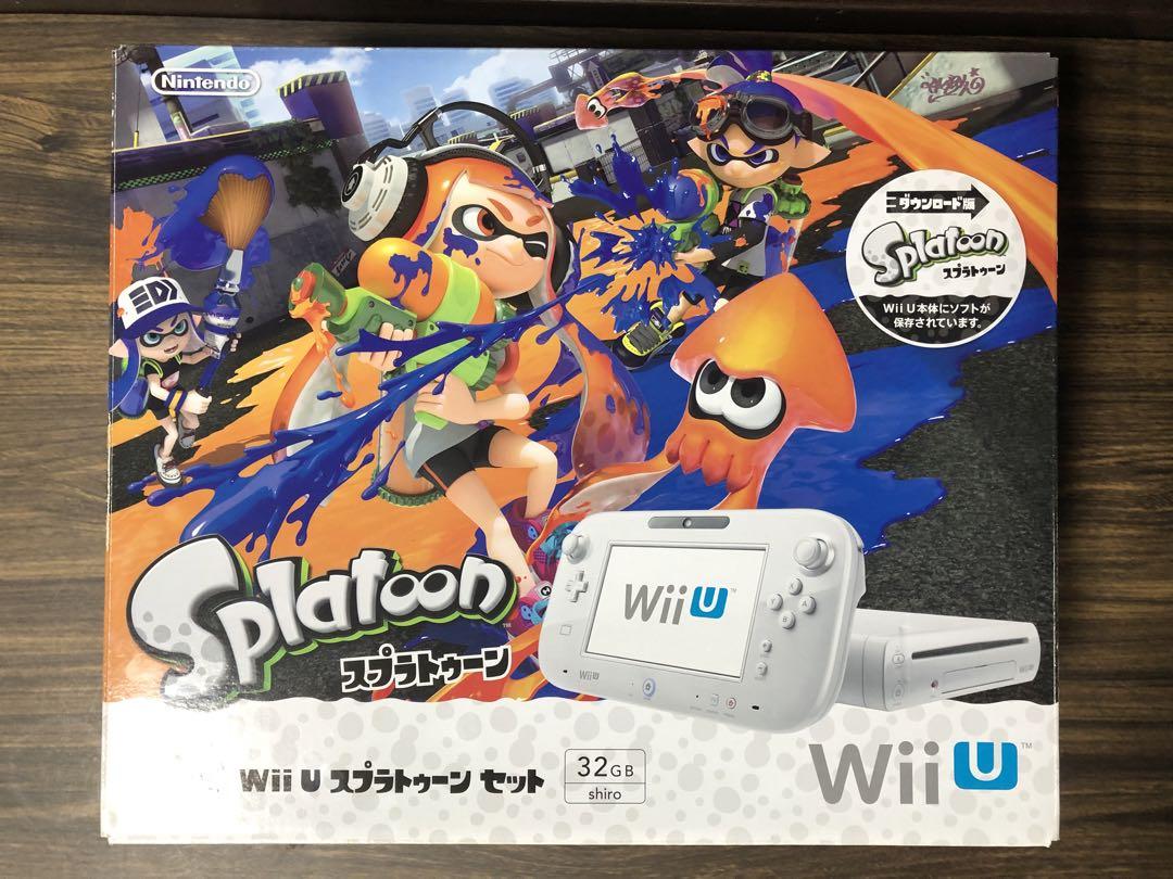 大幅値下/メール便OK/日本製 Nintendo WiiUスプラトゥーンセット32GB