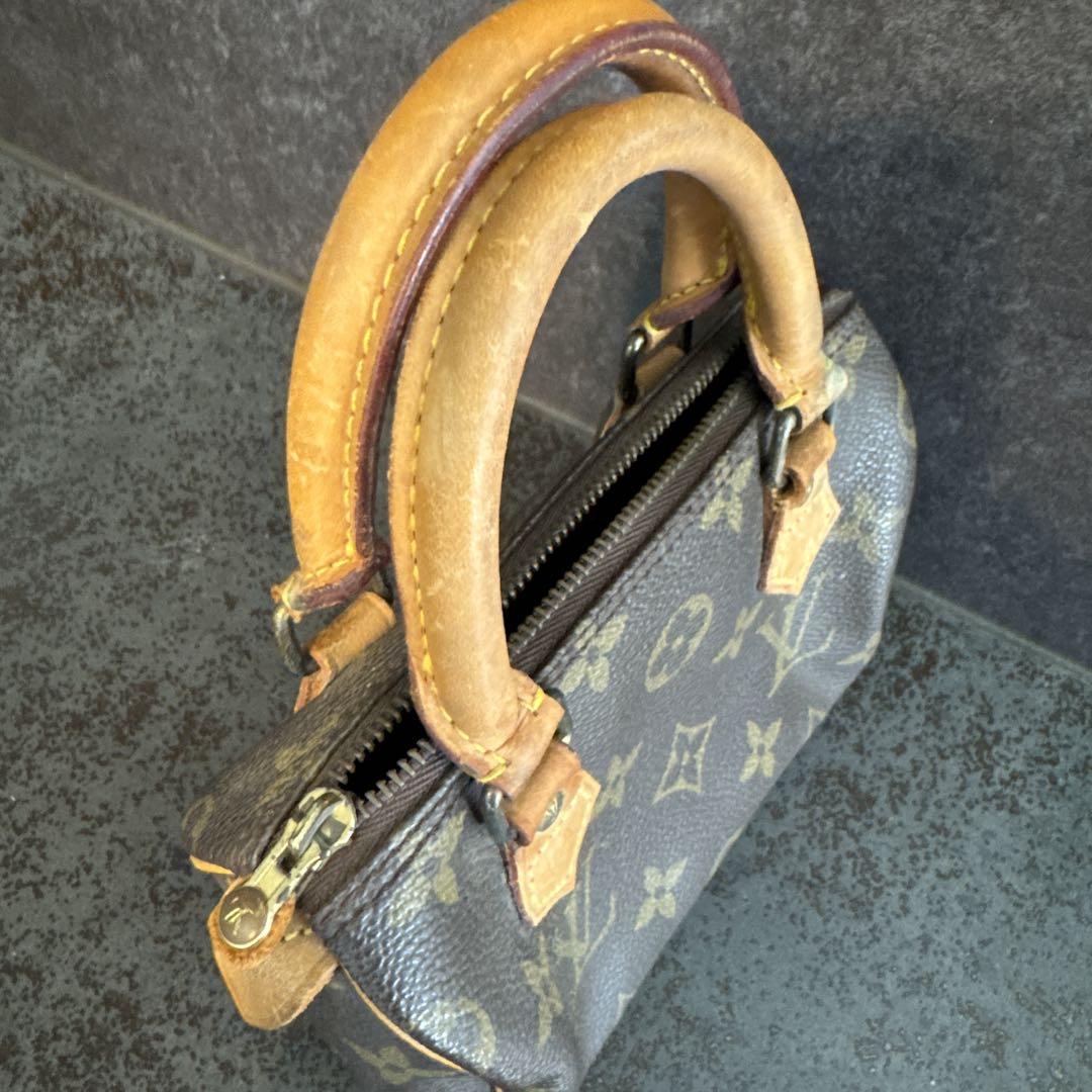 Louis Vuitton モノグラム ミニスピーディー ストラップ付き