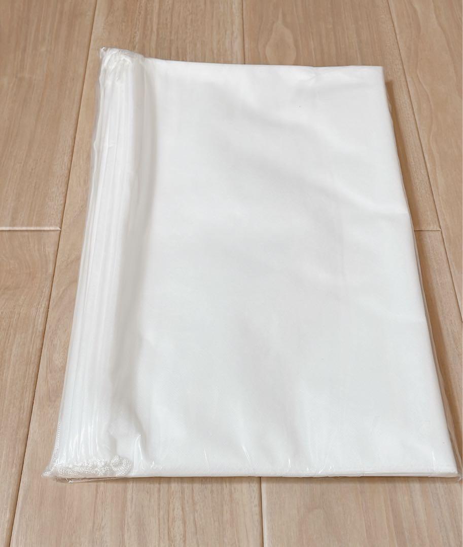 巾着袋 12枚セット 無地 両絞り 不織布 ラッピング (55cm×45cm)