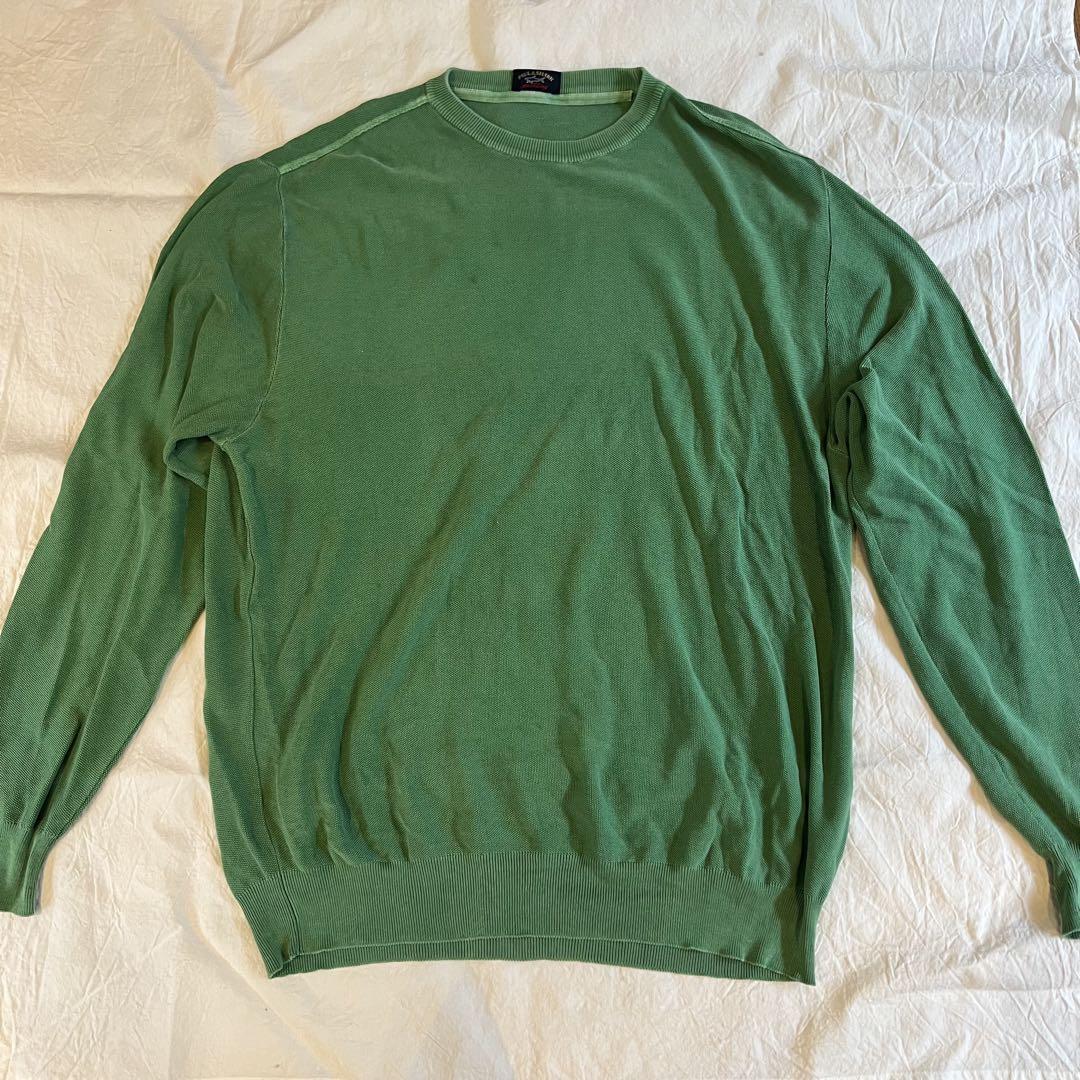 PAUL&SHARK グリーン ニットセーター 5,500円