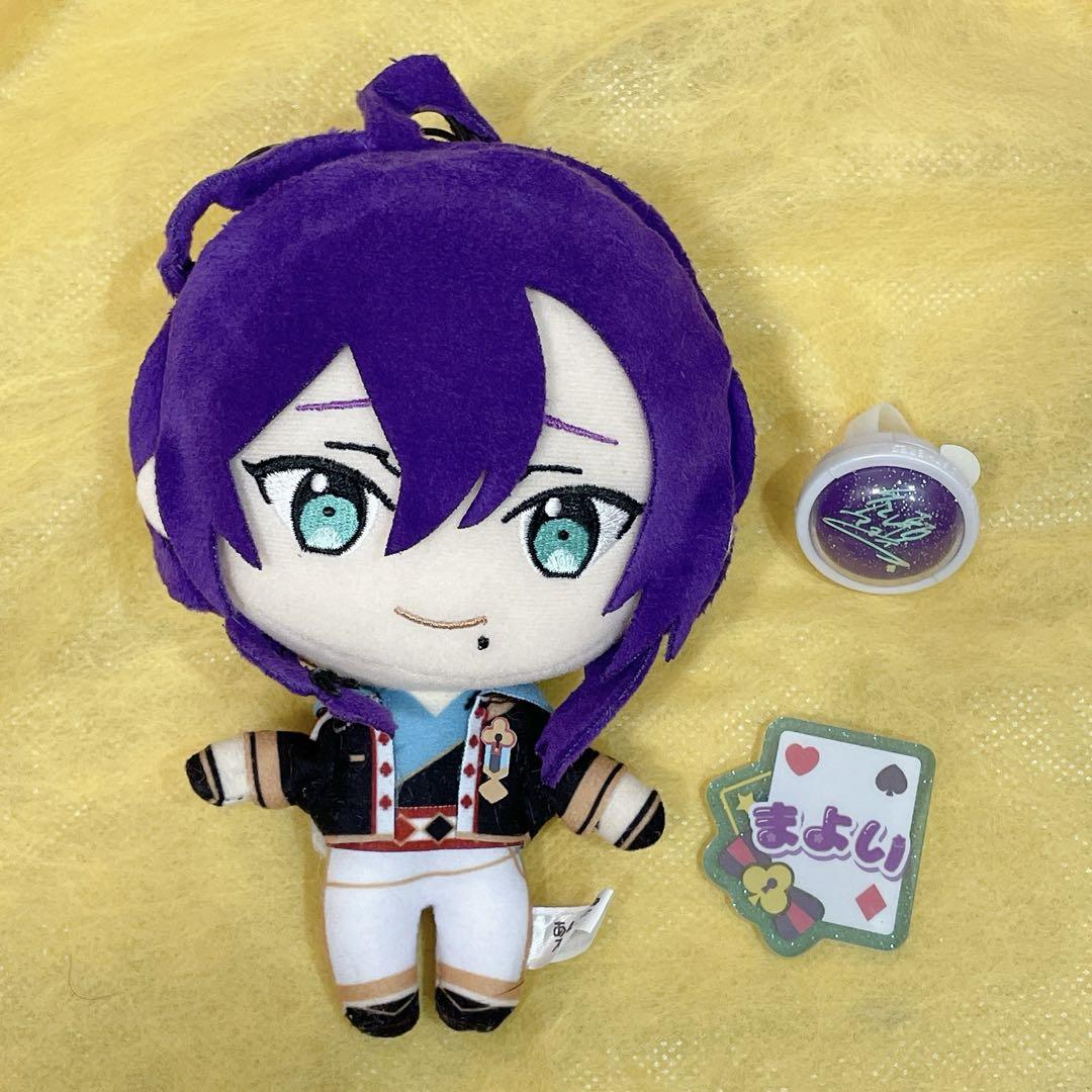 あんスタ 礼瀬マヨイ 新衣装ぬいぐるみ おなまえアクリルバッジ リングライト