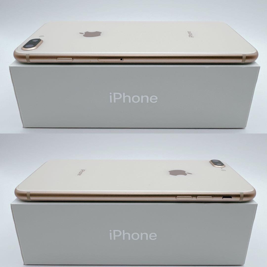 美品】iPhone8 plus 256gb SIMフリー 本体 新品電池