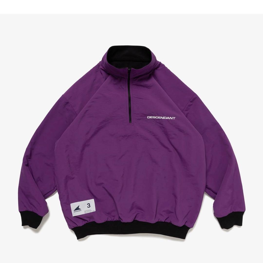 DESCENDANT TIDE HALFZIP FLEECE LS SHIRT メンズ