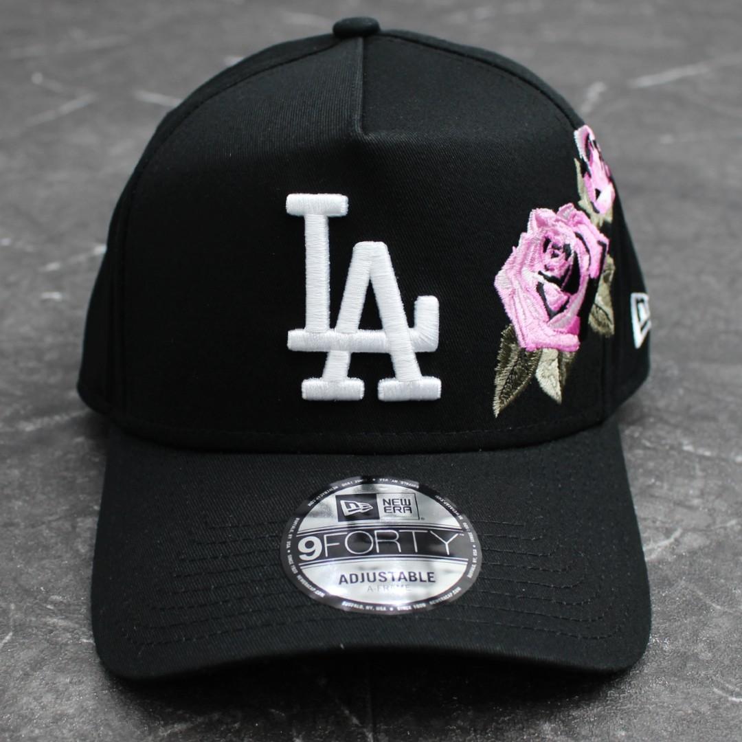海外モデル NEW ERA LA ドジャース ピンク ローズ キャップ