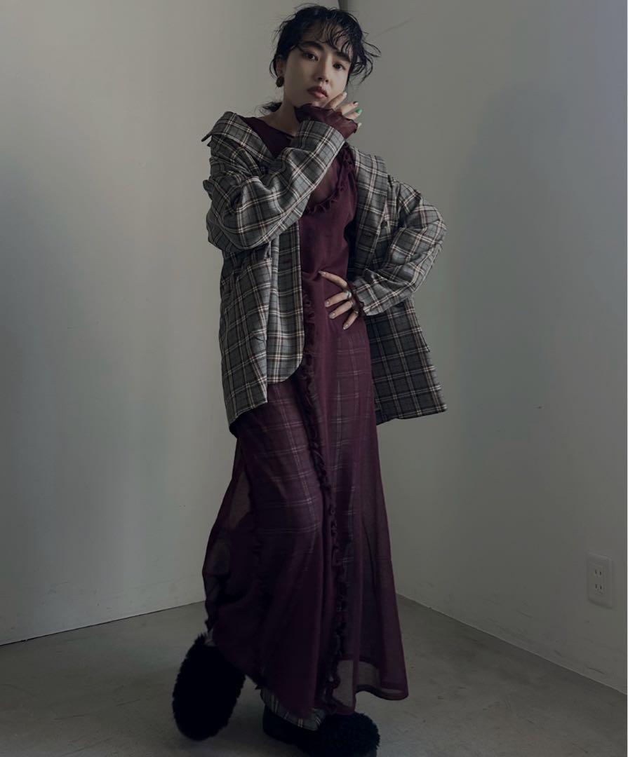 セール】2PIECE SHEER LONG KNIT TOP（その他トップス）｜Ameri