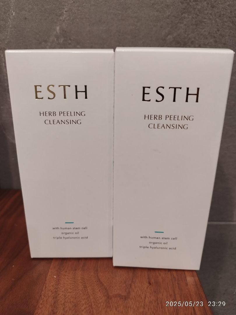 新品•未開封】エス ハーブピーリングクレンジング 120g ESTH 2個