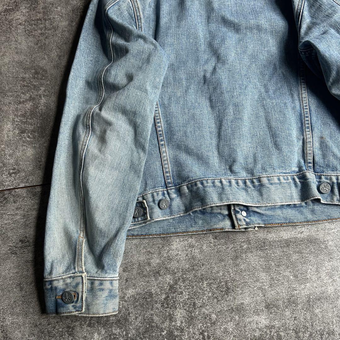 archive calvin clein denim jacket y2k