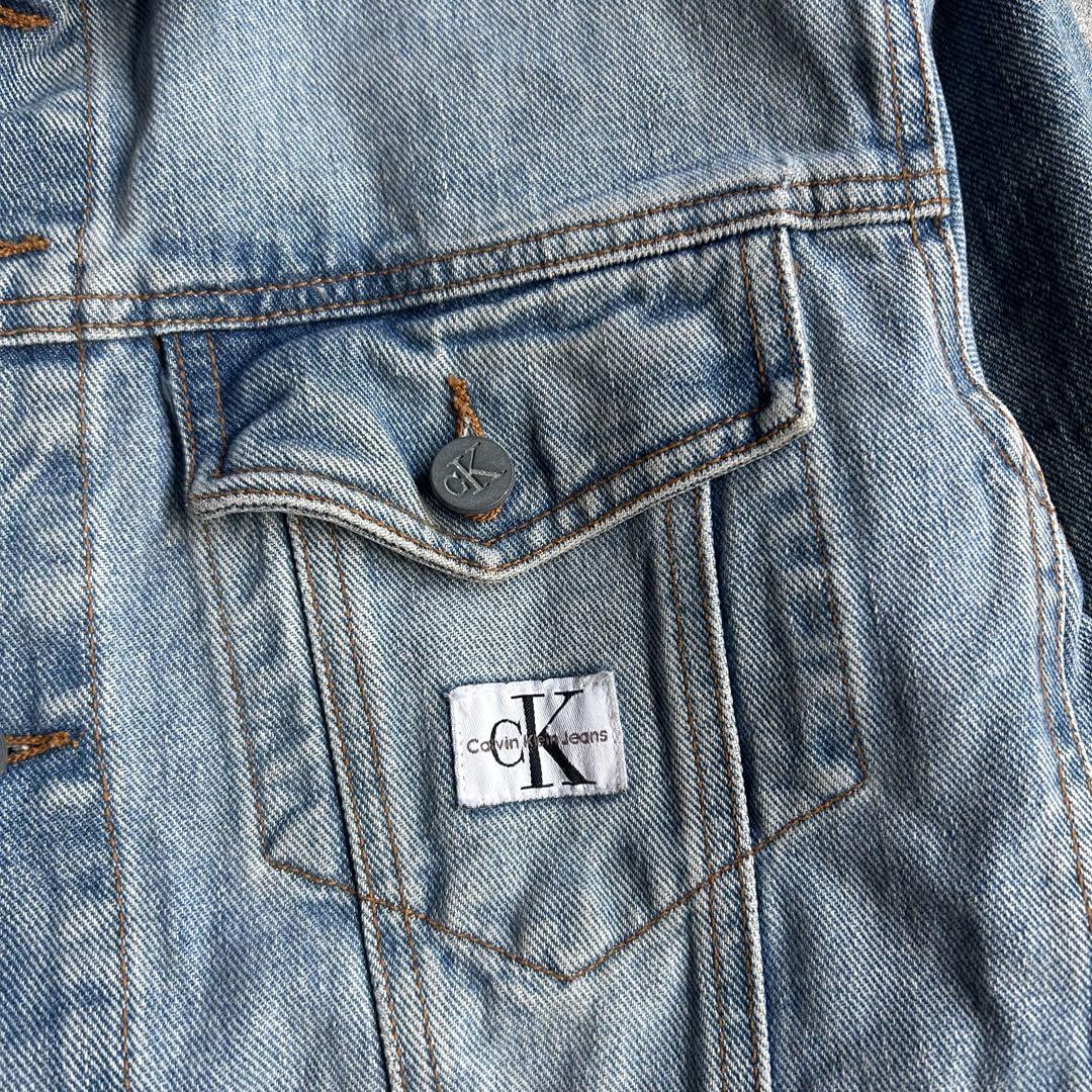 archive calvin clein denim jacket y2k
