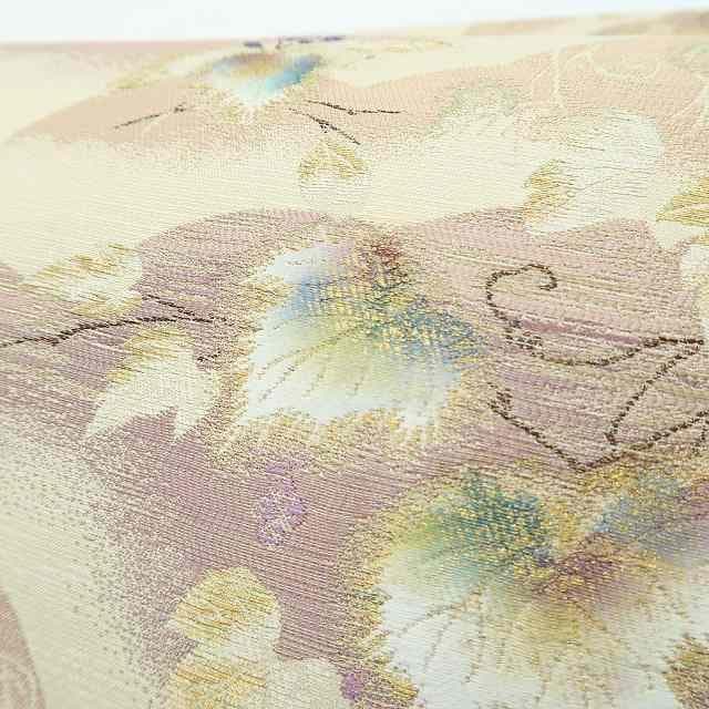 美品 やまと誂製 両面 桃山和紙染着物“葡萄、実りの秋からその先へ”袋帯O-95 美品 やまと誂製 両面 桃山和紙染着物“葡萄、実りの秋からその先へ”袋帯O-95