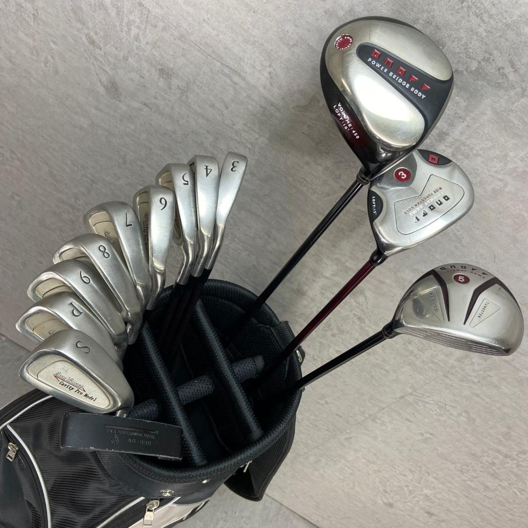 オノフ　スポルディング　メンズゴルフ14本セット　カーボン　右利き用　初心者