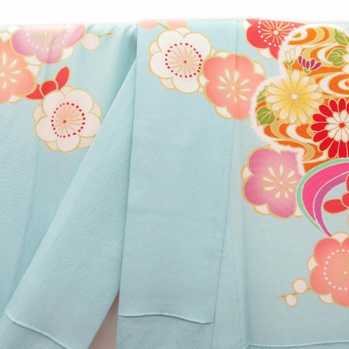 豪華金駒刺繍の蝶花模様♡振袖フルセット 成人式前撮り謝恩会 長襦袢ご希望の方に 振袖 正絹 花模様 金駒刺繍 成人式 結婚式 結納 A647-6 L レディース