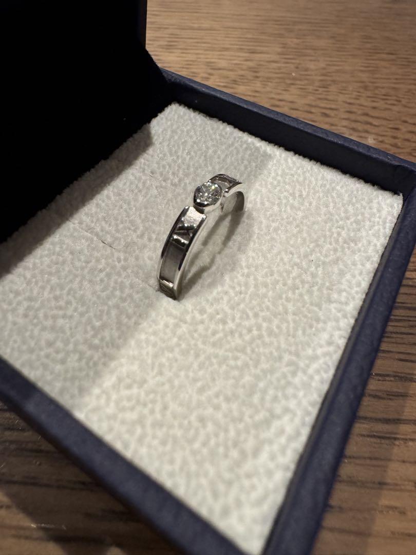 TIFFANY ティファニー アトラスリング 1粒ダイヤモンド 結婚