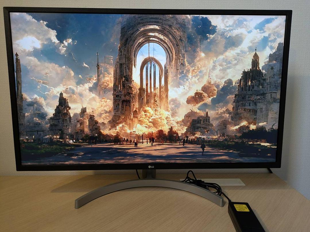 LG 31.5インチ 4K モニター 32UL550-W ホワイト 白 液晶
