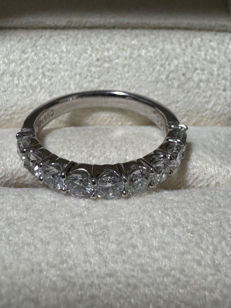 Vendome Aoyama ハーフエタニティリング　ダイヤモンド計0.90ct