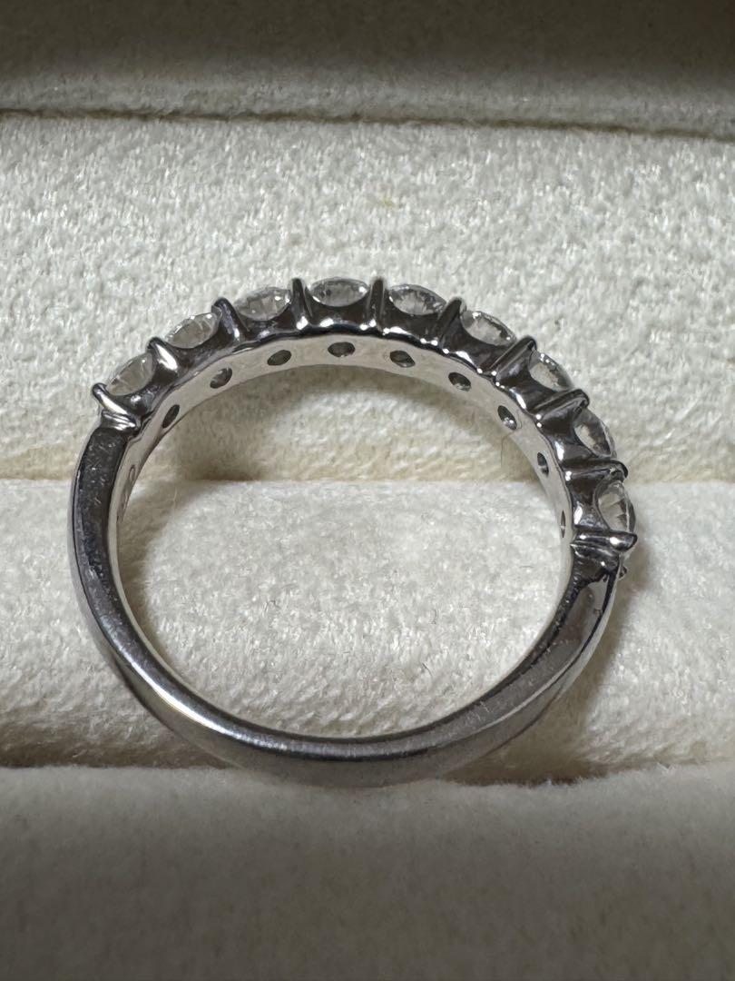Vendome Aoyama ハーフエタニティリング　ダイヤモンド計0.90ct