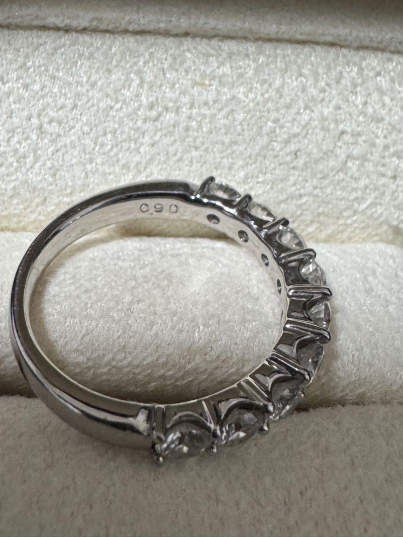Vendome Aoyama ハーフエタニティリング　ダイヤモンド計0.90ct