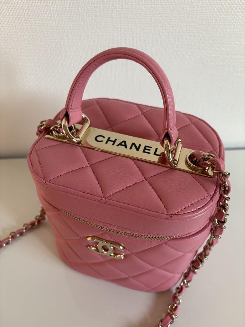 美品　chanel シャネル　バニティ　トレンディcc ショルダーバッグ