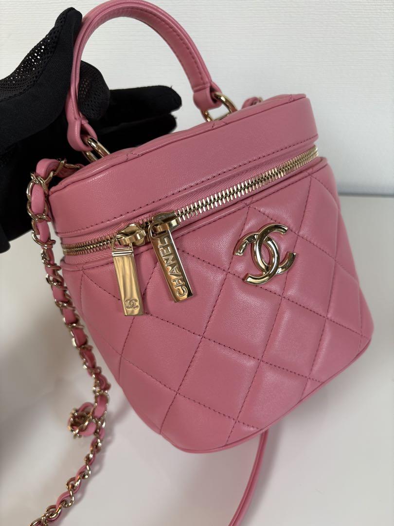 美品　chanel シャネル　バニティ　トレンディcc ショルダーバッグ