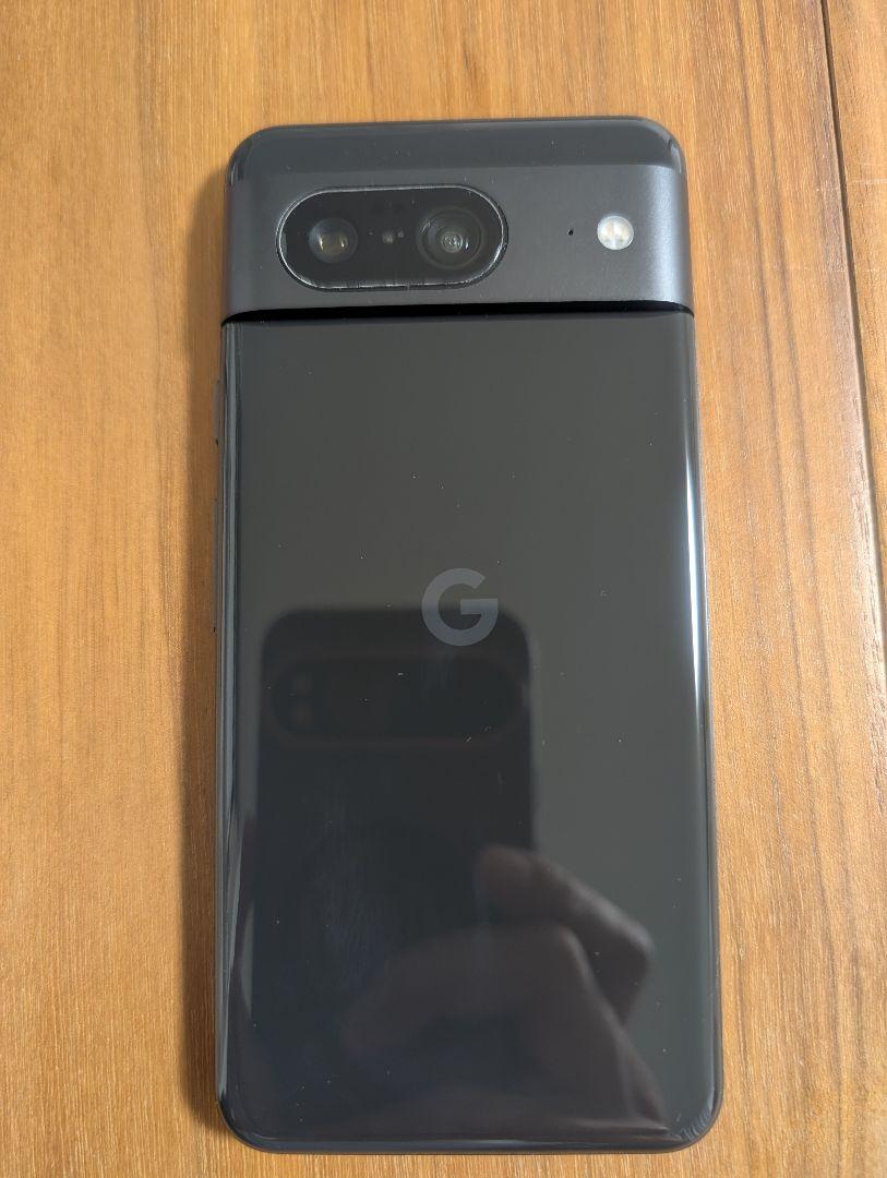 Google Pixel 8 本体 128GB obsidian ケース付き