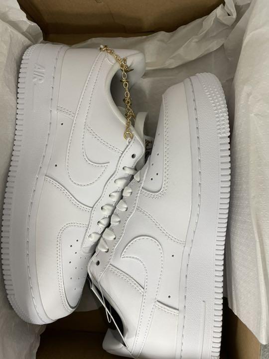 おつけしま➌ NIKE WMNS AIR FORCE 1 White Pendats 23.5 k1OLK-m86089497727 いいたしま