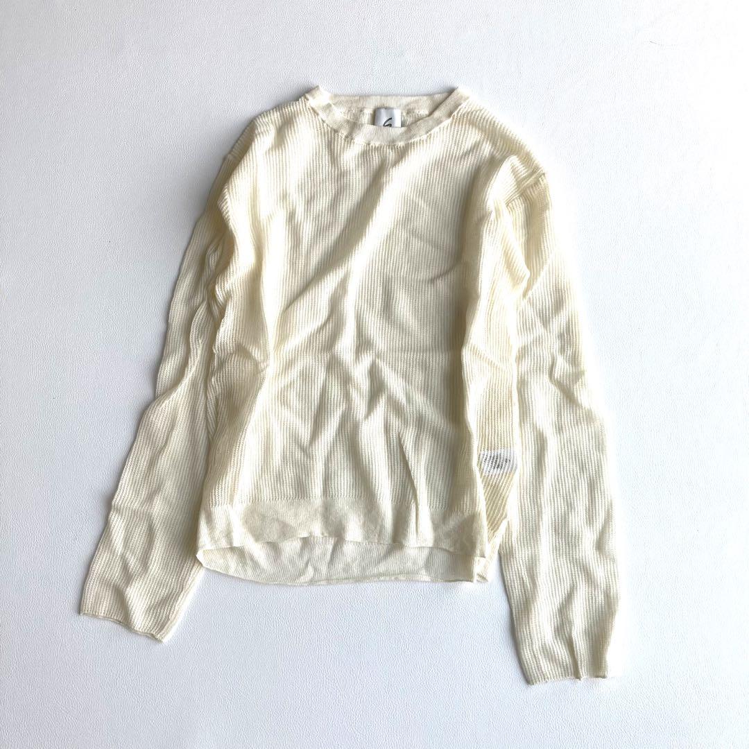 うアイテム roku 6 SUKE RIVERSIBLE KNIT ニット ケリーの通販 by 即