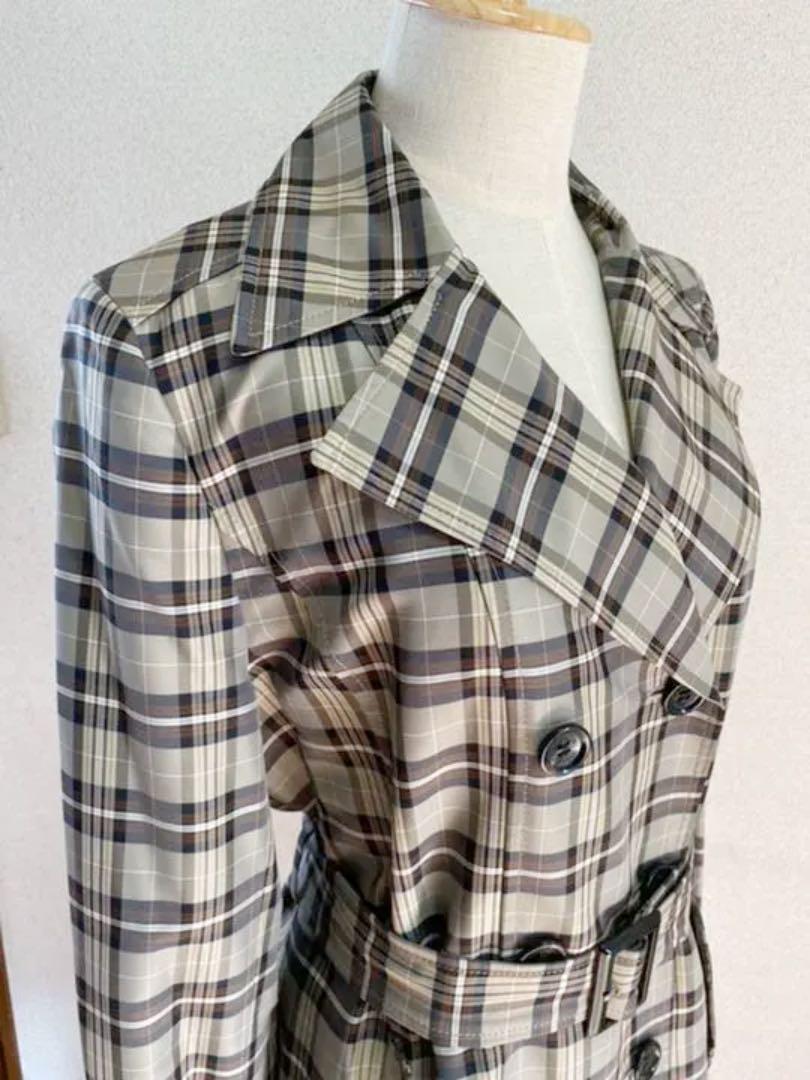 Viyella チェック柄トレンチコート