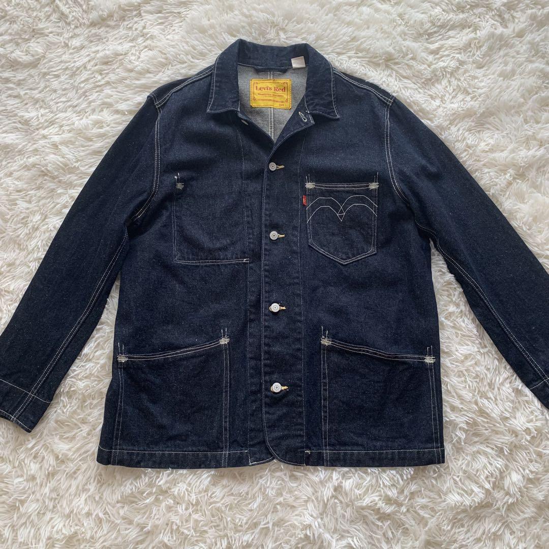【美品】Levis Red デニムジャケット ENGINEERD COAT L