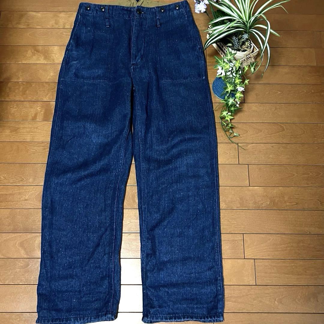 【Nigel Cabourn】ヘンプ生地インディゴ染めENGINEER PANT Nigel Cabourn ヘンプ生地インディゴ染めENGINEER PANT