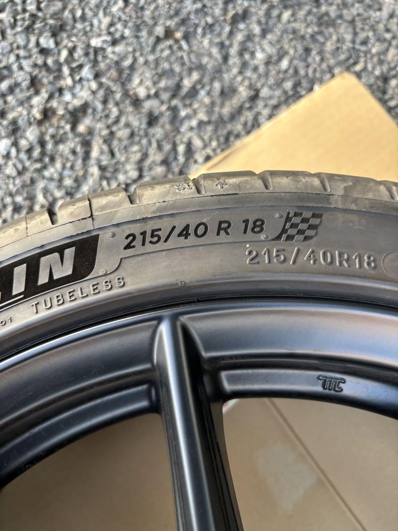 GR86純正ホイール、215/40 R18ミシュラン パイロットスポーツ 1本
