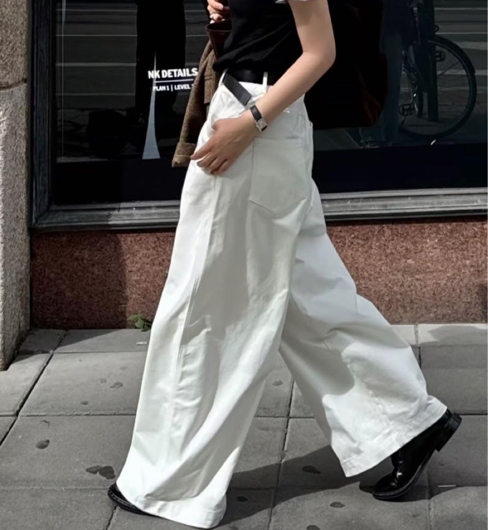 camiyu ☆FASHIRU wide chino slacks