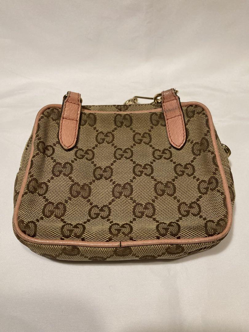 GUCCI グッチ ポーチ GGキャンバス 120975 ブラウン