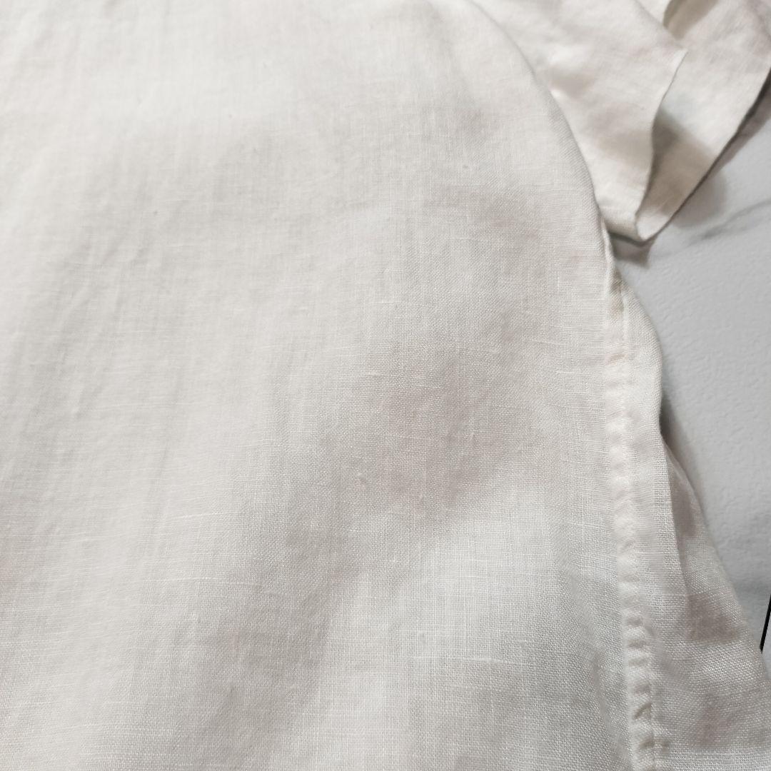 POLO RALPH LAUREN リネン 開襟シャツ ホワイト M