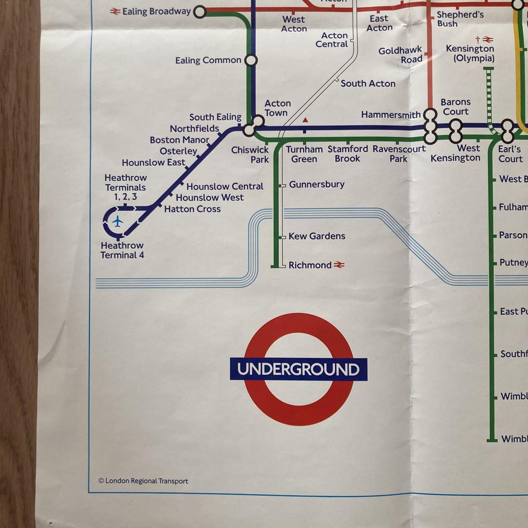 ポスター アート London Underground Map (ロンドン地下鉄マップ